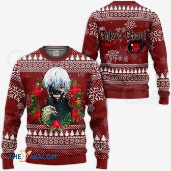 Ken Kaneki Cool Anime Tokyo Ghoul Custom Gift For Fan Anime Christmas Ugly Sweater | Favorety AU