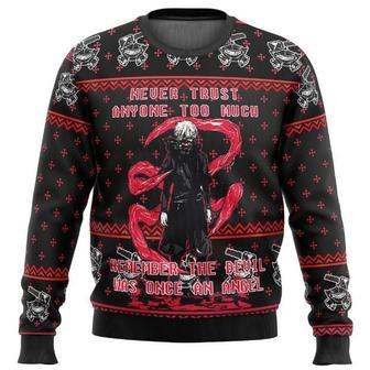 Ken Kaneki Tokyo Ghoul Anime Christmas Ugly Wool Knitted Sweater | Favorety AU