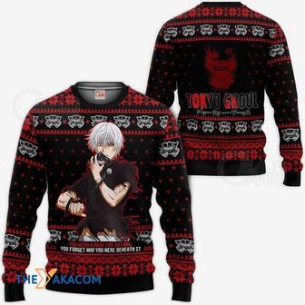 Ken Kaneki Tokyo Ghoul Custom Gift For Fan Anime Christmas Ugly Sweater | Favorety AU