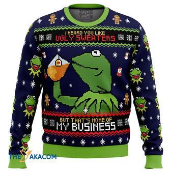 Kermit the Frog Gift For Fan Anime Christmas Ugly Sweater | Favorety DE