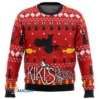 Kiki Delivery Service Gift For Fan Anime Christmas Ugly Sweater | Favorety DE