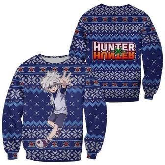 Killua Hunter X Hunter Anime Xmas Clothes Ugly Christmas Knitted Sweater | Favorety DE