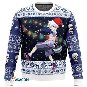 Killua Zoldyck Hunter X Hunter Gift For Fan Anime Christmas Ugly Sweater | Favorety DE