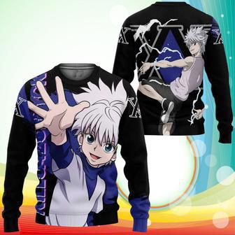 Killua Zoldyck Sweatshirt Lightning Hunter X Hunter Anime Printed Sweaters | Favorety UK