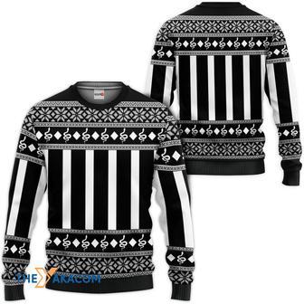 Kimetsu Obanai Iguro BlackWhite Custom Gift For Fan Anime Christmas Ugly Sweater | Favorety DE