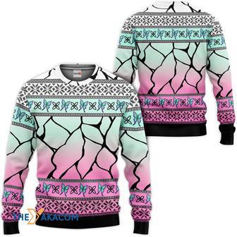 Kimetsu Shinobu Kocho Custom Gift For Fan Anime Christmas Ugly Sweater | Favorety