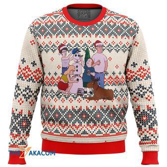 King of the Hill Gift For Fan Anime Christmas Ugly Sweater | Favorety AU