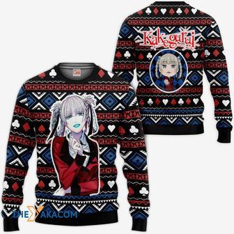 Kirari Momobami Anime Kakegurui Custom Gift For Fan Anime Christmas Ugly Sweater | Favorety UK