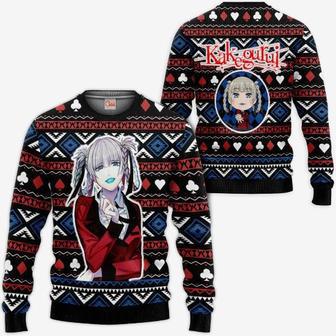 Kirari Momobami Anime Kakegurui Xmas Ugly Christmas Knitted Sweater | Favorety CA