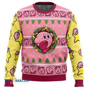 Kirby Gift For Fan Anime Christmas Ugly Sweater | Favorety UK