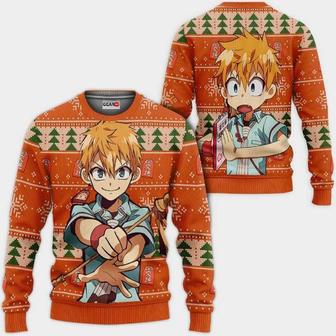 Kou Minamoto Anime Toilet-Bound Hanako-Kun Xmas Ugly Christmas Knitted Sweater | Favorety CA