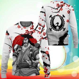 Kozuki Oden Sweatshirt Japan Style One Piece Anime Printed Sweater | Favorety CA