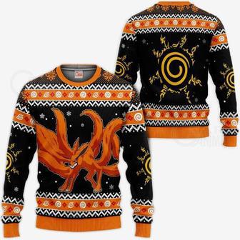 Kurama Nine Tails Ugly Christmas Anime Xmas Knitted Sweater | Favorety AU