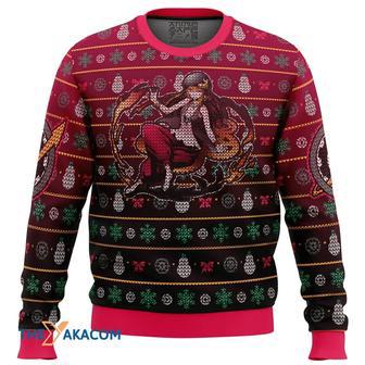 Kurisu Makise Steins Gate Custom Gift For Fan Anime Christmas Ugly Sweater | Favorety UK