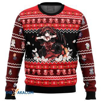 Kurumi Tokisaki Date A Live Custom Gift For Fan Anime Christmas Ugly Sweater | Favorety AU