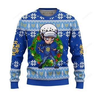 Law One Piece Anime Ugly Christmas Sweater | Favorety AU