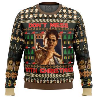 Leatherface Texas Chainsaw Massacre Ugly Christmas Sweater | Favorety AU