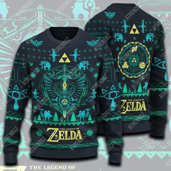 Legend Of Zelda Sweater True Hero Never Die Ugly Sweater Full Size Adult Unisex | Favorety CA