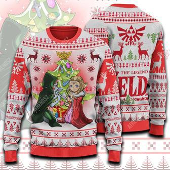 Legend Of Zelda Sweater Zelda Twilight Princess Christmas Ugly Sweater Full Size Full Print | Favorety UK