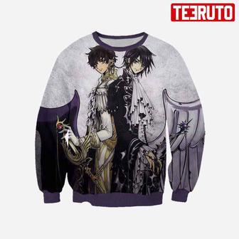 Lelouch amp Suzaku - Code Geass Anime Graphic Sw AOP Sweatshirt | Favorety CA