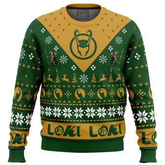 Let Earth Receive Her King Loki Marvel Ugly Christmas Sweater | Favorety AU