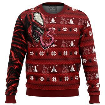 Let There Be Christmas Carnage Marvel Ugly Christmas Sweater | Favorety AU