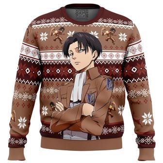 Levi Ackerman Attack on Titan Ugly Christmas Sweater | Favorety CA