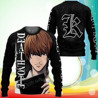 Light Yagami Sweatshirt Anime Death Note Merch | Favorety UK