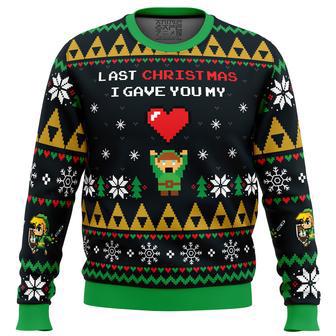 Link To My Heart Legend of Zelda Ugly Christmas Sweater | Favorety AU