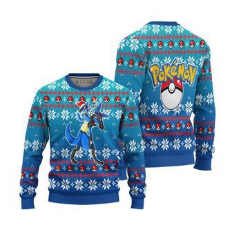 Lucario Pokemon Ugly Christmas Sweater | Favorety AU