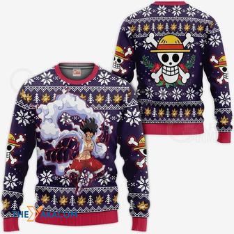 Luffy Gear One Piece Anime Gift For Fan Anime Christmas Ugly Sweater | Favorety DE