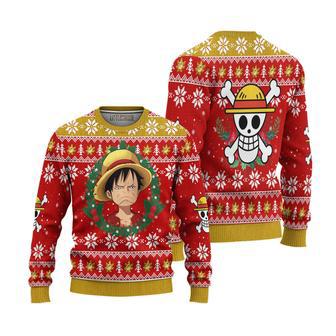 Luffy One Piece Ugly Christmas Sweater | Favorety AU