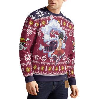 Luffy Snake Man One Piece Ugly Christmas Sweater | Favorety CA