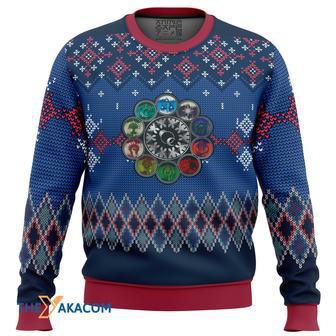 Magic the Gathering Ravnica Gift For Fan Anime Christmas Ugly Sweater | Favorety UK