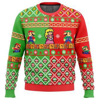 Mario Bros Ugly Christmas Sweater | Favorety