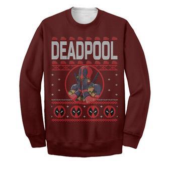 Marvel Sweater DP Ugly Long Sleeve Christmas Print Shirt Awesome Marvel DP Sweatshirt | Favorety