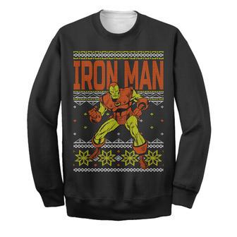 Marvel Sweater IM Ugly Christmas Long Sleeve Printing Awesome High Quality Marvel IM Sweatshirt | Favorety