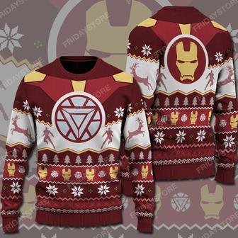 Marvel Ugly Sweater Ironman Character Christmas Pattern Sweater Amazing Marvel Sweater | Favorety UK