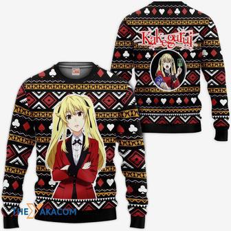 Mary Saotome Anime Kakegurui Custom Gift For Fan Anime Christmas Ugly Sweater | Favorety CA