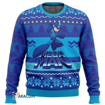 Mega Man Gift For Fan Anime Christmas Ugly Sweater | Favorety UK