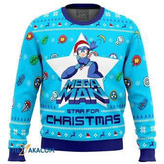 Mega Man Mega Christmas Gift For Fan Anime Christmas Ugly Sweater | Favorety AU