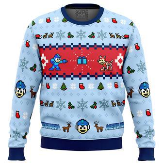 Mega Man Mega Holiday Ugly Christmas Sweater | Favorety UK