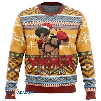 Megalo Box Alt Custom Gift For Fan Anime Christmas Ugly Sweater | Favorety UK