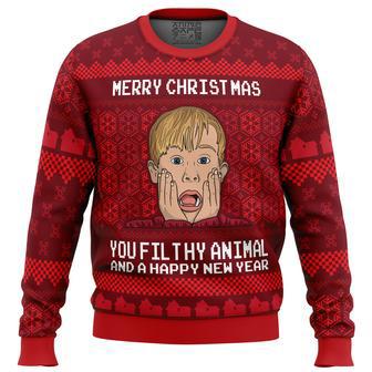 Merry Christmas Home Alone Ugly Christmas Sweater | Favorety DE