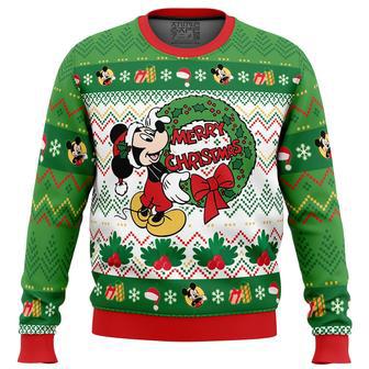 Merry Christmas Mickey Mouse Disney Ugly Christmas Sweater | Favorety CA