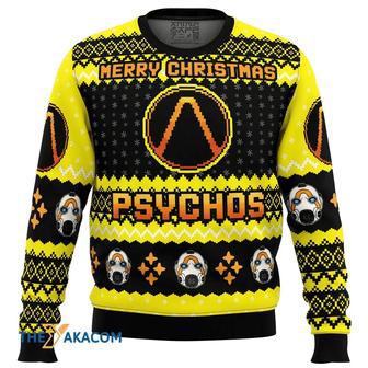 Merry Christmas Psychos Borderlands Gift For Fan Anime Christmas Ugly Sweater | Favorety