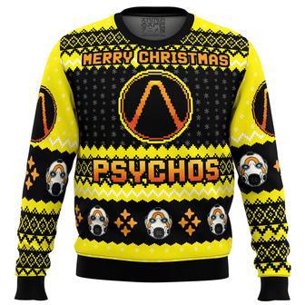 Merry Christmas Psychos Borderlands Ugly Christmas Sweater | Favorety CA