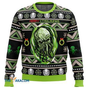 Merry Cthulhumas Cthulhu Gift For Fan Anime Christmas Ugly Sweater | Favorety UK