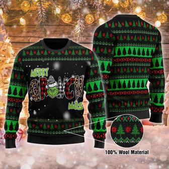 Merry Grinch Mas Woolen Funny The Ugly Christmas Sweater | Favorety CA