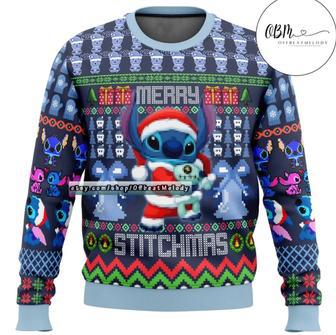 Merry Stitchmas Christmas Ugly Wool Sweater Christmas Gift For Kid Adult | Favorety UK